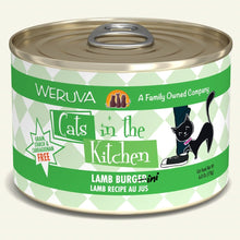 Load image into Gallery viewer, WERUVA CATS IN THE KITCHEN LAMB BURGINI CAT CAN 6OZ