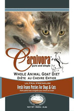 Load image into Gallery viewer, CARNIVORA GOAT DIET PATTIES 4LB