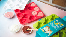 Load image into Gallery viewer, MESSY MUTTS BAKE/FREEZE TREAT MOLD HEART 2PK