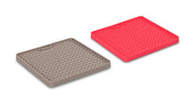 Load image into Gallery viewer, MESSY MUTTS INTERACTIVE REVERSIBLE FEEDING MAT GREY