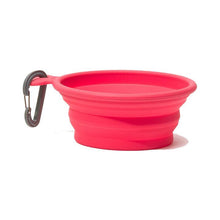 Load image into Gallery viewer, MESSY MUTTS SILICONE COLLAPSIBLE BOWL RED MED