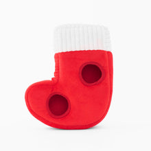 Load image into Gallery viewer, ZIPPY PAWS HOLIDAY BURROW NAUGHTY/NICE STOCKING