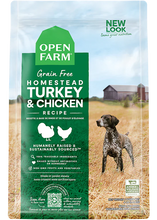 Load image into Gallery viewer, OPEN FARM TURKEY AND CHICKEN GRAIN FREE 11LB
