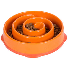 Load image into Gallery viewer, OUTWARD HOUND FUN FEEDER CORAL ORANGE MINI

