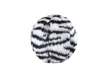 Load image into Gallery viewer, FLUFF &amp; TUFF ZEBRA BALL NO SQUEAKER SMALL 4"
