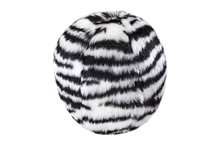 Load image into Gallery viewer, FLUFF &amp; TUFF ZEBRA BALL NO SQUEAKER MEDIUM 5.5"
