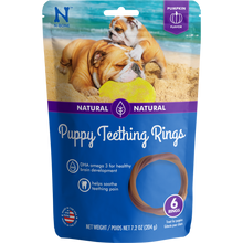 Load image into Gallery viewer, NPIC NBONE PUPPY TEETHING RING PUMPKIN 6PK
