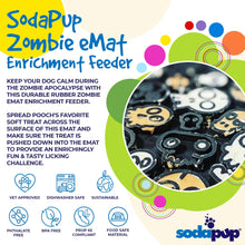 Load image into Gallery viewer, SODAPUP E-MAT ZOMBIE PATTERN ORANGE 8X8"
