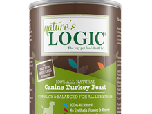 Load image into Gallery viewer, NATURE'S LOGIC TURKEY DOG CAN 13.2OZ

