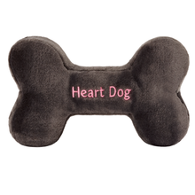 Load image into Gallery viewer, FLUFF &amp; TUFF HEART DOG BONE 10"
