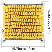 Load image into Gallery viewer, PAWZNDOGZ ANTI-BITE SNUFFLE MAT YELLOW LARGE
