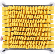 Load image into Gallery viewer, PAWZNDOGZ ANTI-BITE SNUFFLE MAT YELLOW LARGE
