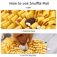 Load image into Gallery viewer, PAWZNDOGZ ANTI-BITE SNUFFLE MAT YELLOW LARGE
