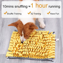 Load image into Gallery viewer, PAWZNDOGZ ANTI-BITE SNUFFLE MAT YELLOW LARGE
