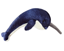 Load image into Gallery viewer, FLUFF &amp; TUFF BLEU NARWHAL 11"
