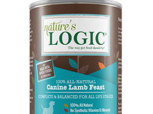 Load image into Gallery viewer, NATURE'S LOGIC LAMB DOG CAN 13.2OZ
