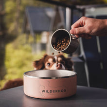 Load image into Gallery viewer, WILDERDOG DOG BOWL STAINLESS STEEL MUSTARD 32OZ
